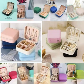 Kit 12 Porta Jóias Portátil | Mini Maleta Estojo Organizador Brincos Bijuterias Colares Anéis em Oferta na Shopee