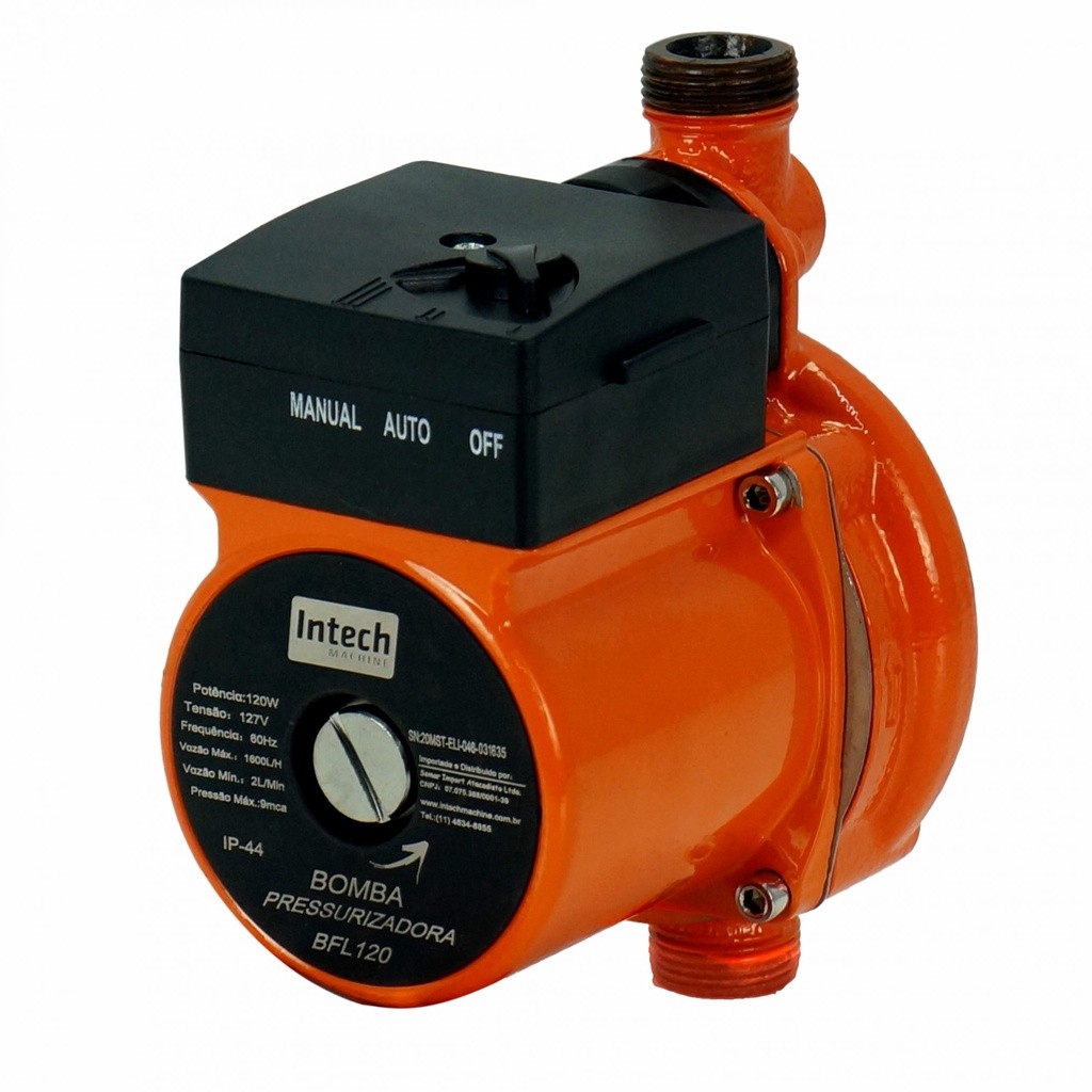 Bomba Pressurizadora BFL120 Intech Machine - Home & Living