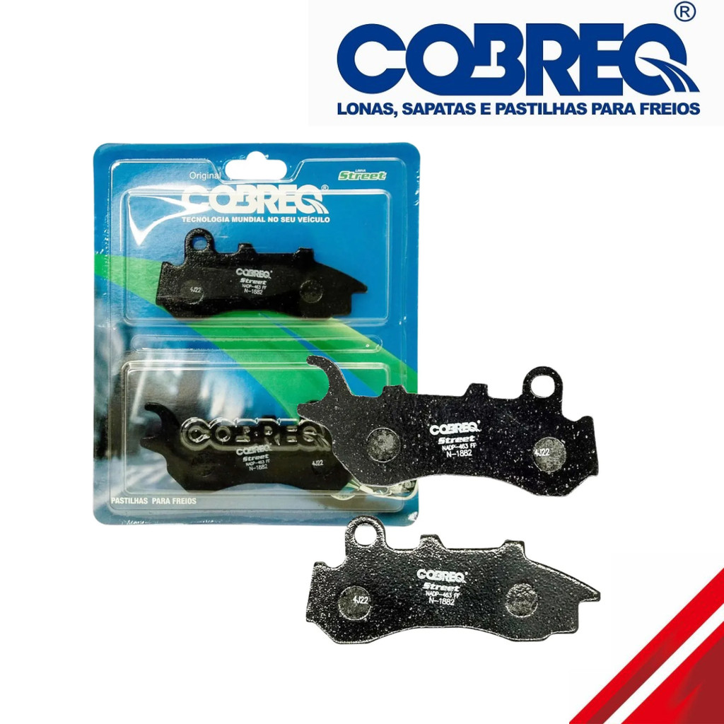 Pastilha De Freio Dianteira Honda Cg Titan 160 CBS - ORIGINAL COBREQ em Oferta na Shopee