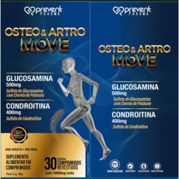 Osteo Move Glucosamina 750mg Condroitina 600mg 30cp- PREVENT