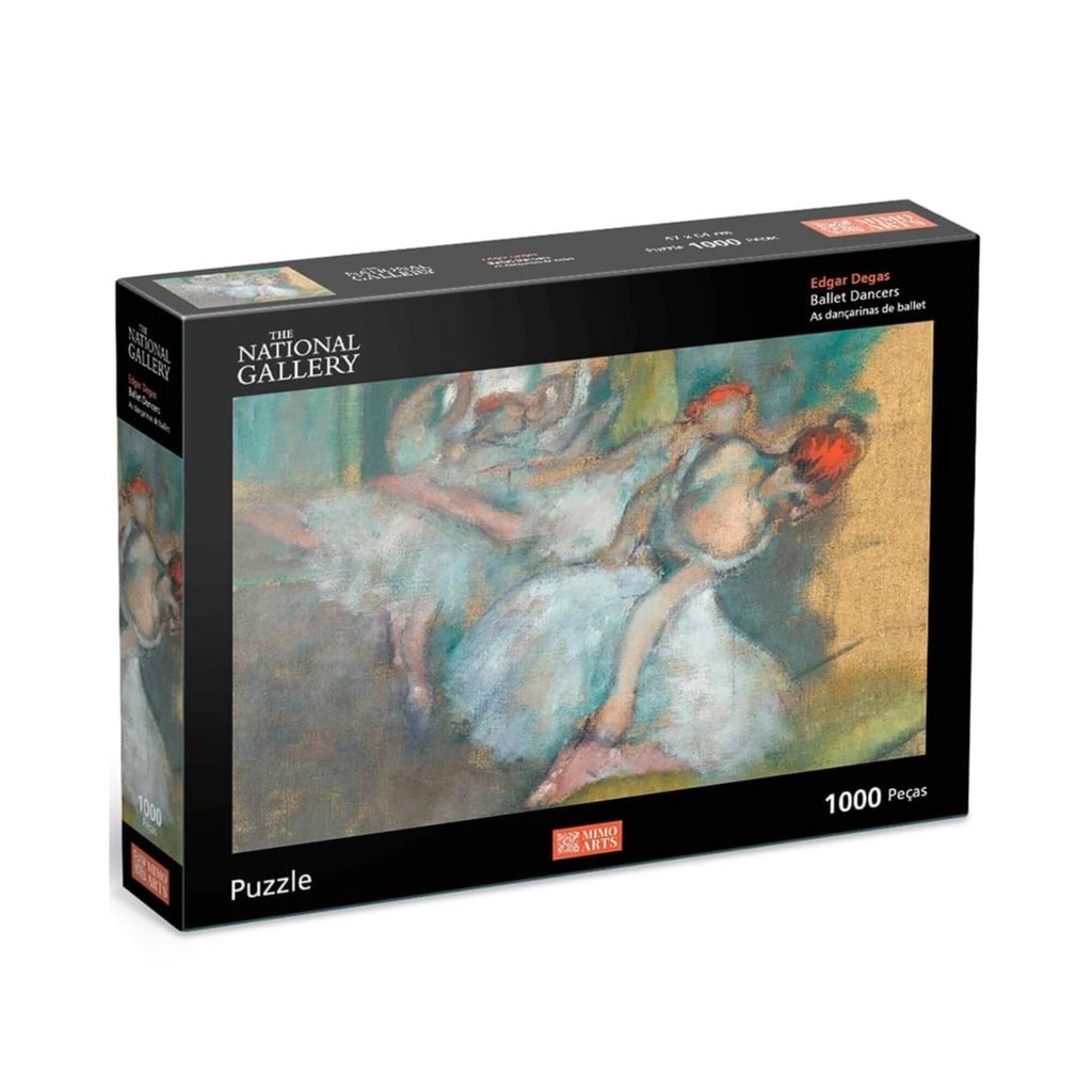 Quebra Cabeça Puzzle 1.000 Peças As Bailarinas Degas Mimo Toys Jogo Colecionável Raciocínio Lógica em Oferta na Shopee