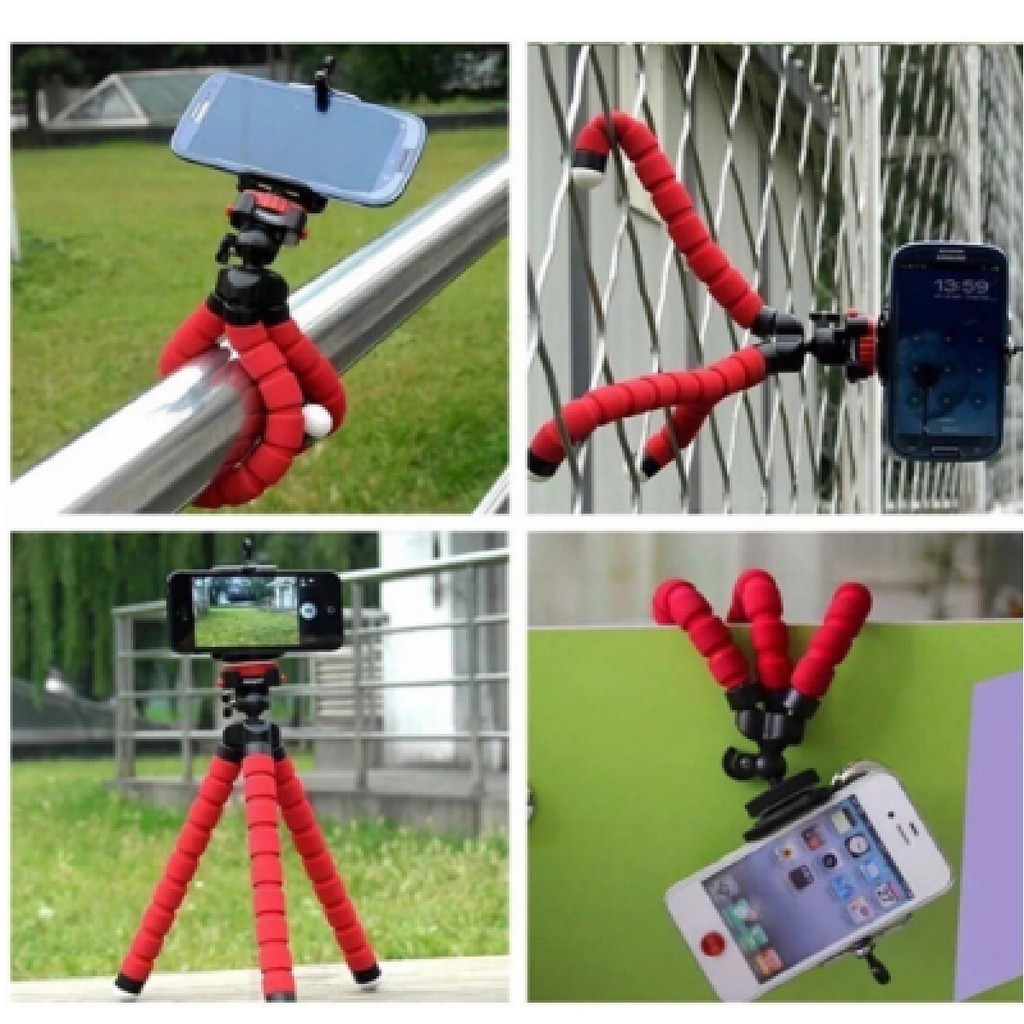 Mini Tripe Celular Suporte Flexivel Regulavel Universal Cameras Polvo Apoio Mesa