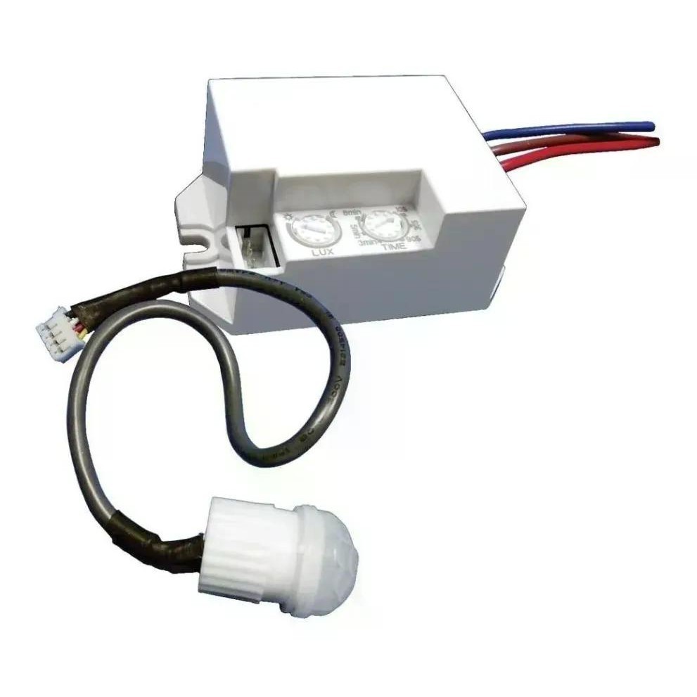 Mini Sensor de Presença de Embutir para Teto ou parede 110/220V - DNI 6029