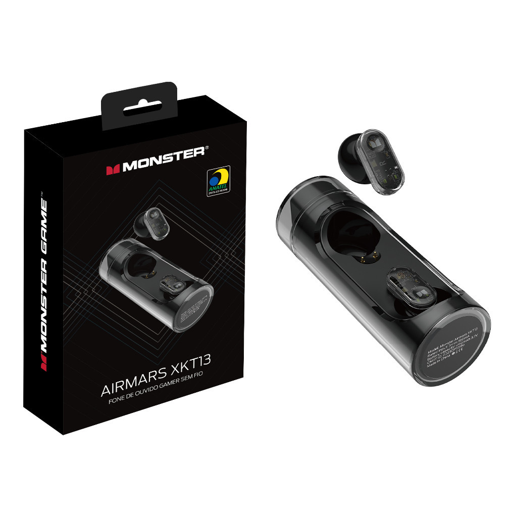 Fones De Som XKT13 HIFI Original Monster-V5.3 Auricular Bluetooth sem fio em Oferta na Shopee