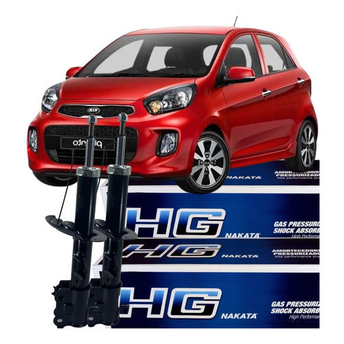 Kit Amortecedor Original Nakata Picanto 1.0 12v 2012 2017