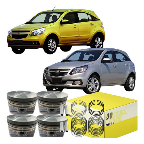 Jogo Pistão C/ Anel 0,50 Montana Cobalt Meriva Agile Prisma em Oferta na Shopee