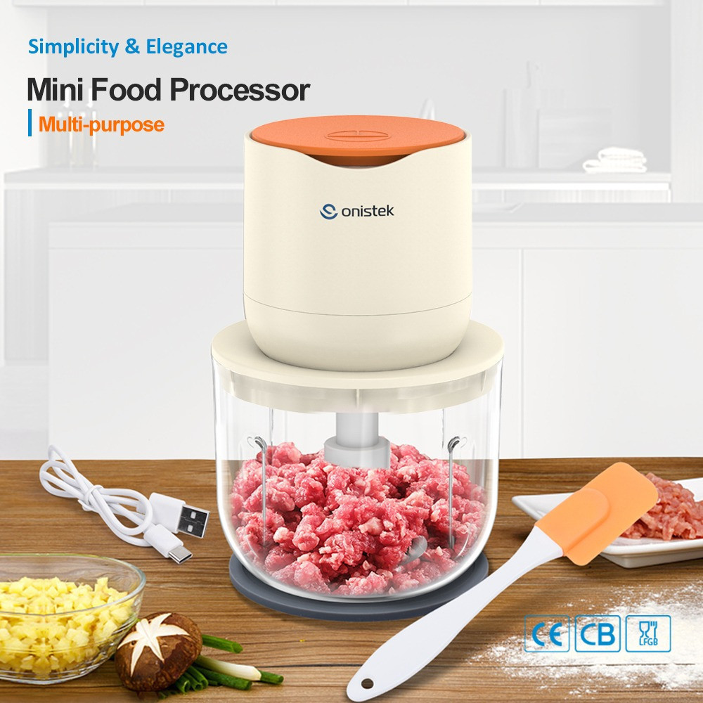 Mini Food Processador 100w 380ml Onistek Top Qualidade