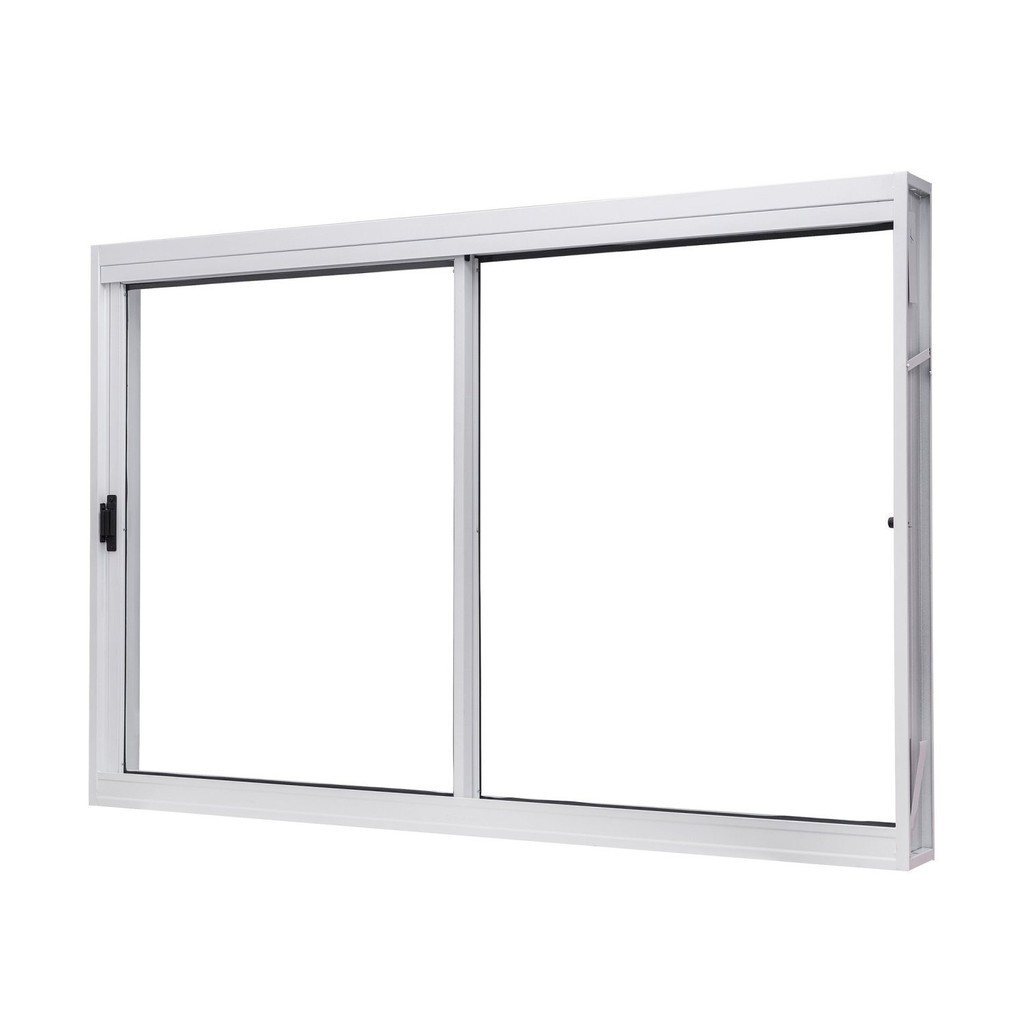 Janela de Aço de Correr Lateral100x150cm 2 Folhas Vidro Liso Unic Sol Ramassol - Home & Living