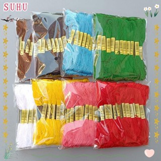 Linha De Bordado SUHU , Ponto Cruz De Algodão Poliéster Artesanal , Peças Únicas De 24/8 Metros/6 Cordões Fio em Oferta na Shopee