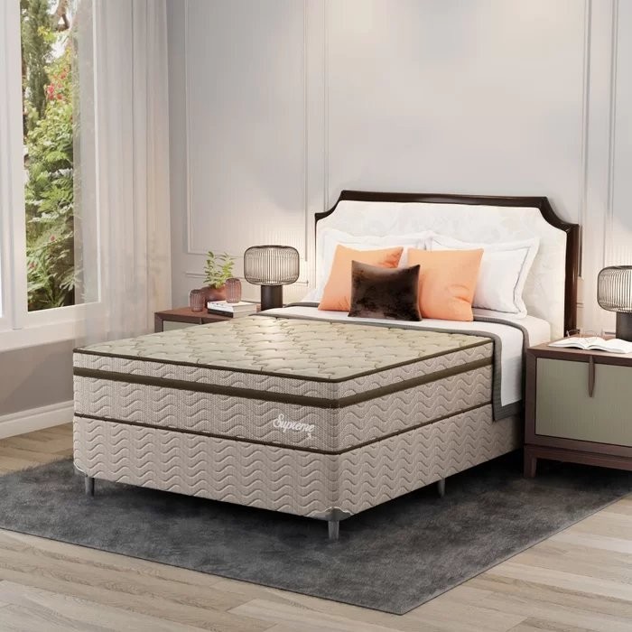 Colchão Casal  Molas Ensacadas Supreme 138x188x30 Casal - Home & Living