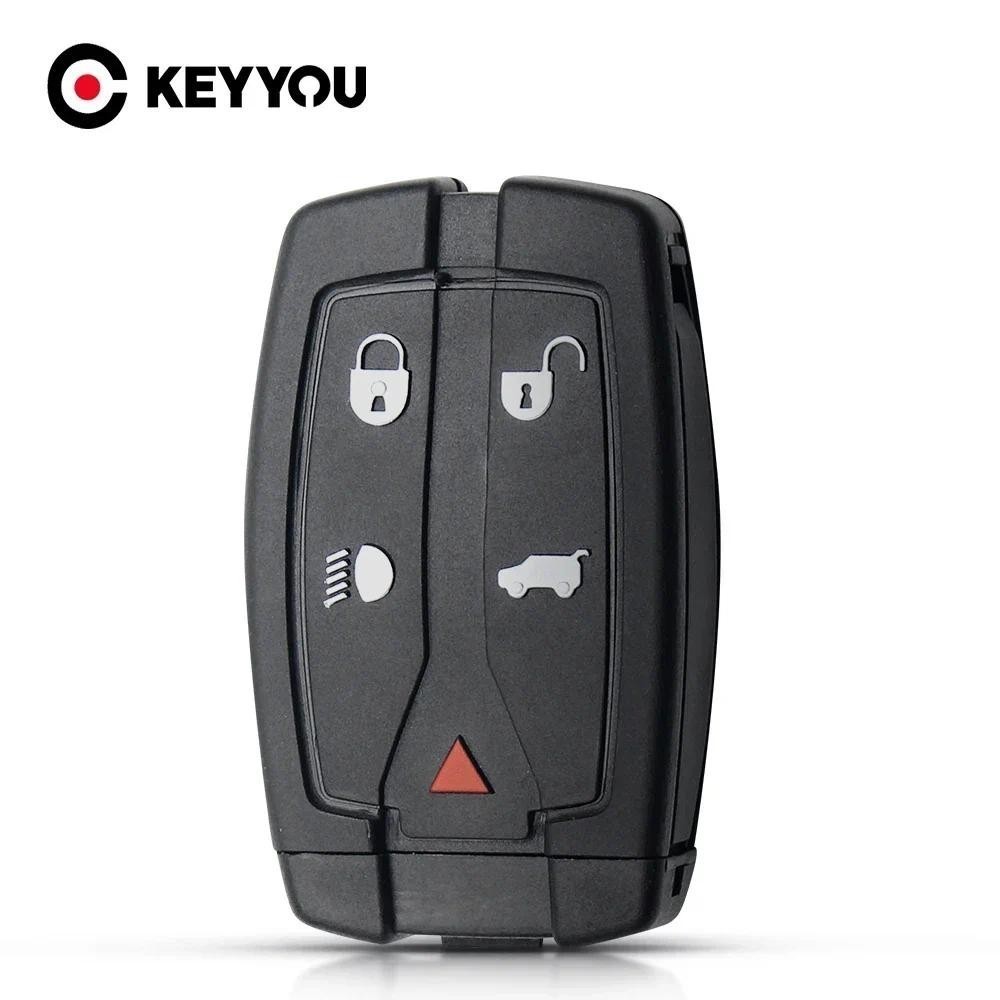 Estojo Com Chave Para Carro Remoto Inteligente 5 Botões Land Rover Freelander 2 2006-2012