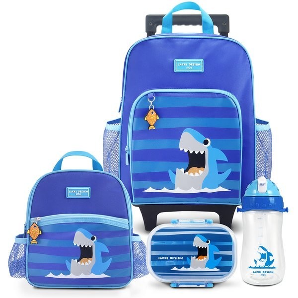 Conjunto de Mochila de carrinho com Lancheira Térmica com pote e garrafa - Jacki Design em Oferta na Shopee