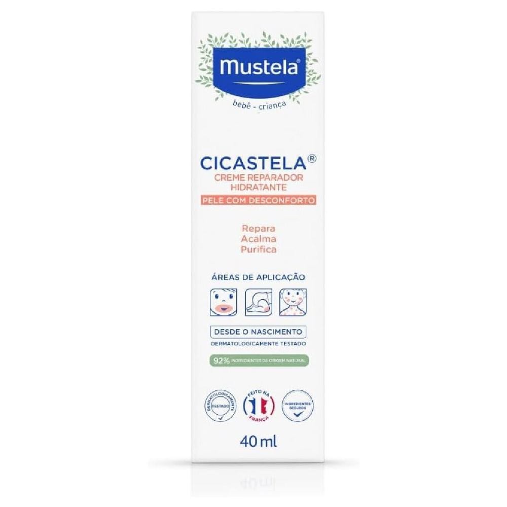 Creme Reparador Cicastela Hidratante 40ml em Oferta na Shopee