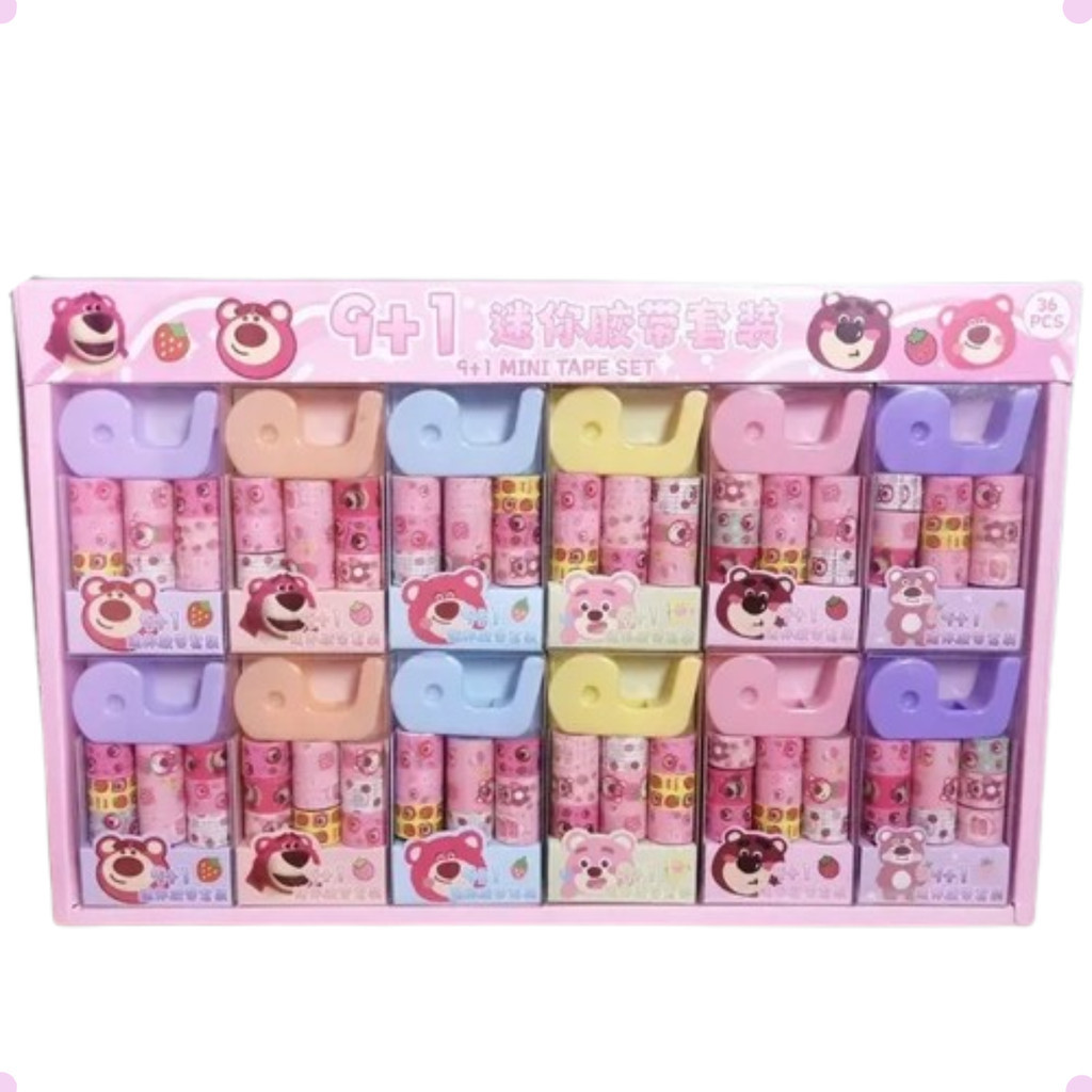 Fita Adesiva Decorativa Ursinho Lotso Com Suporte