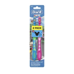 Escova Dental Oral-B Kid's Mickey Suave Macia 2 Unidades