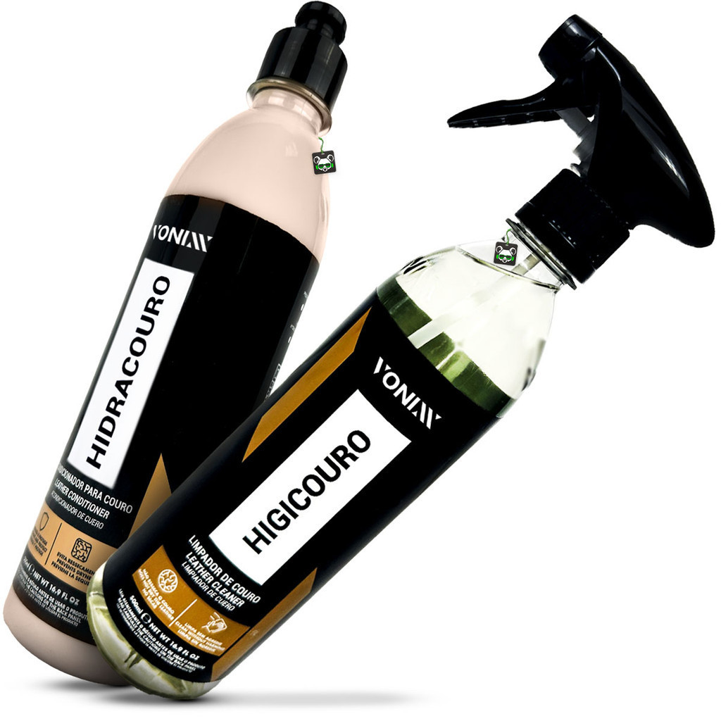 Kit Higicouro Hidracouro Limpa Hidrata Couro 500ml Vonixx - Spare Parts and Accessories for Vehicles