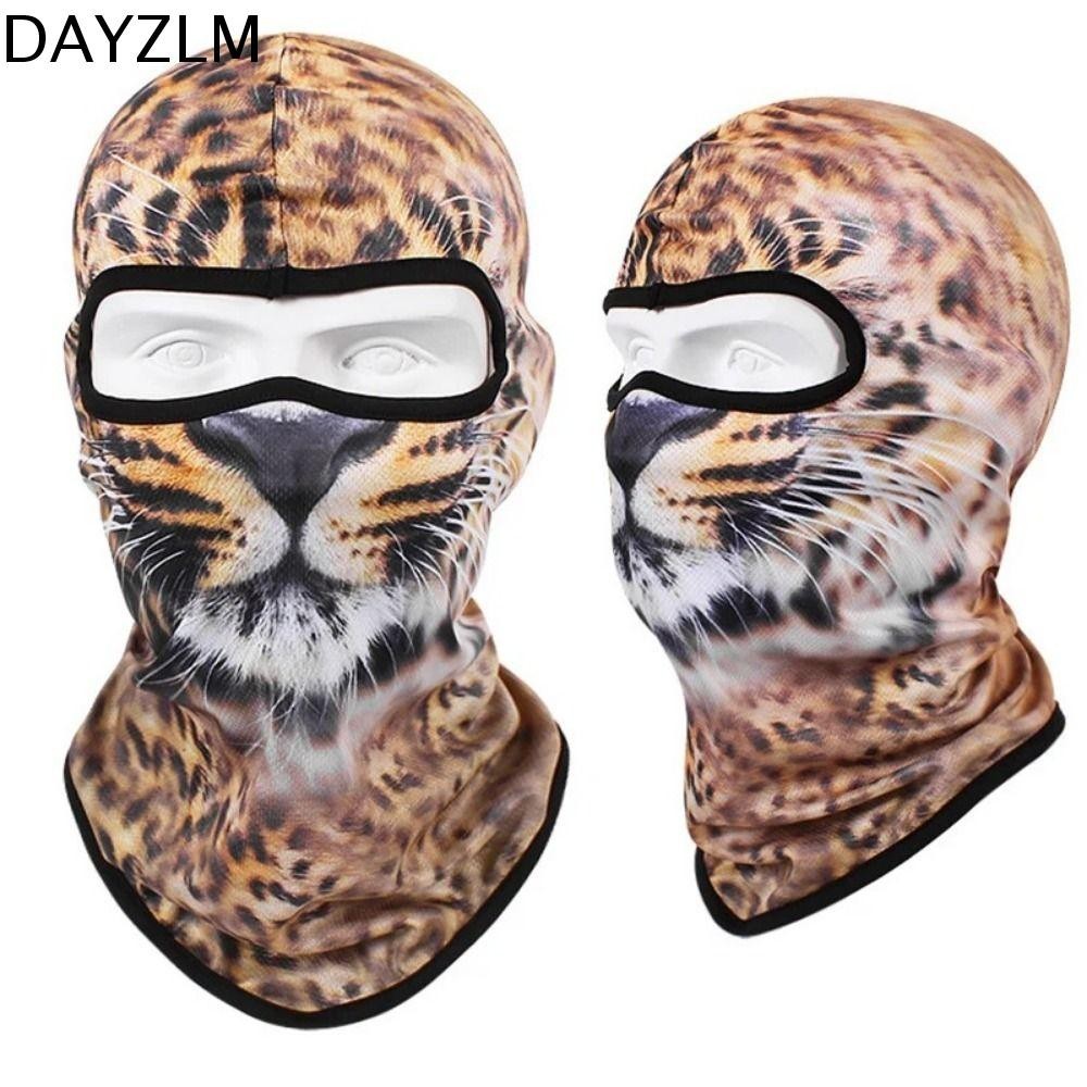 DAYZLM 3D Máscara Facial Animal , Proteção UV Leve Balaclava Fofo , Funny Soft Dog/Cat Esqui De Pescoço Impresso