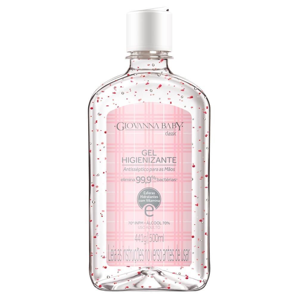 ÁLCOOL EM GEL HIGIENIZANTE GIOVANNA BABY CLASSIC COM 500ML em Oferta na Shopee