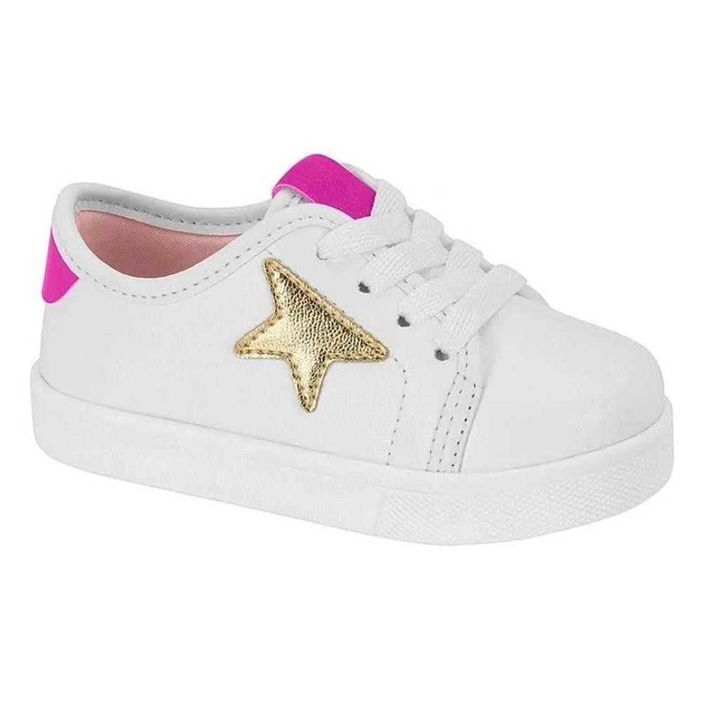 Tenis Molekinha Baby Estrela Dourada Bebê Menina 2118580 - Baby & Kids Fashion