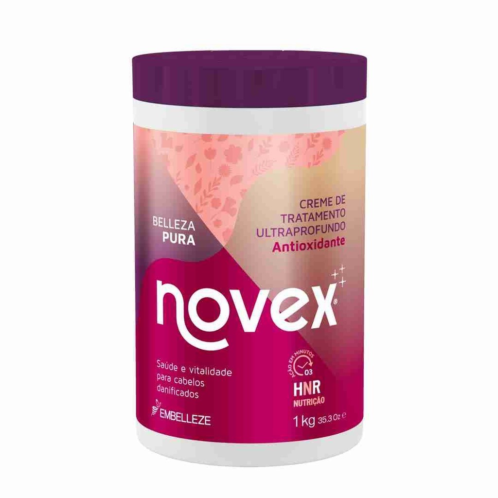 EMBELLEZE CREME DE TRATAMENTO NOVEX COND 1KG BELEZA PURA 12EM1
