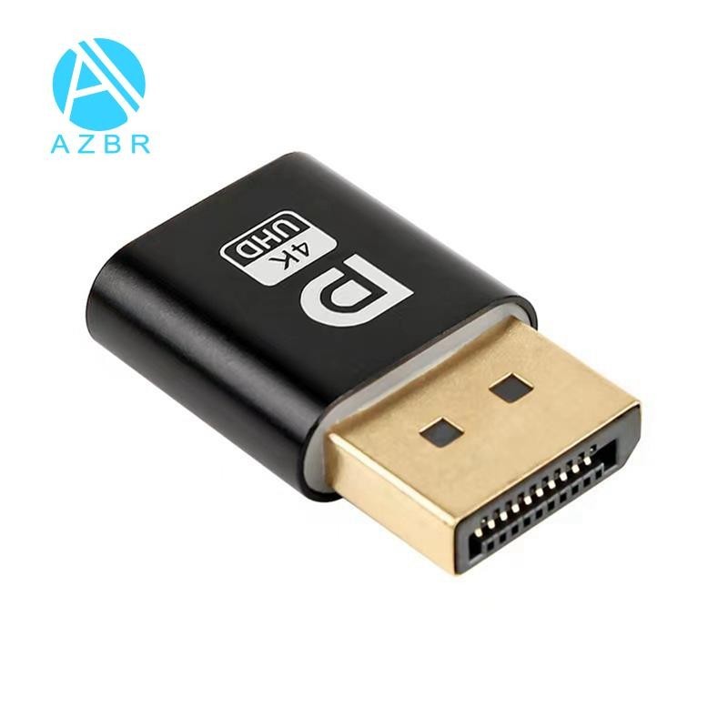 Adaptador De Display Virtual DP Dummy Plug 4K Para Placa De Vídeo Gráfica PC