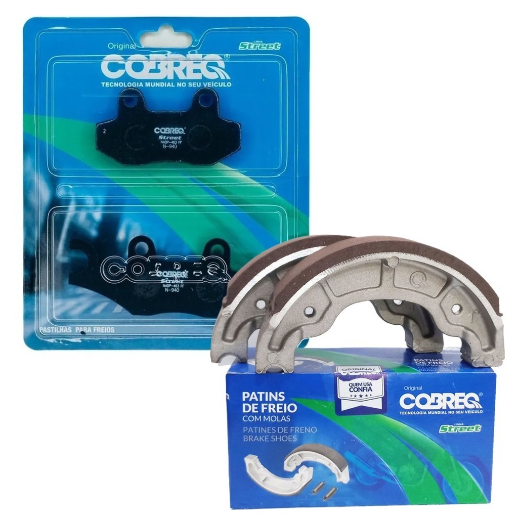 Pastilha e Lona de Freio Fazer 250 2005-2015 Cobreq em Oferta na Shopee