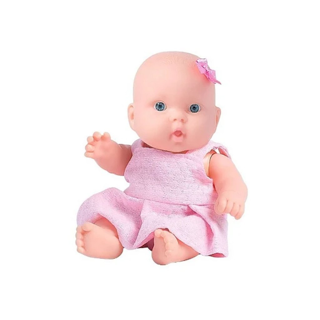 Boneca Nenequinha Clássica Vestido Pink Super Toys - 342 - Mom & Baby