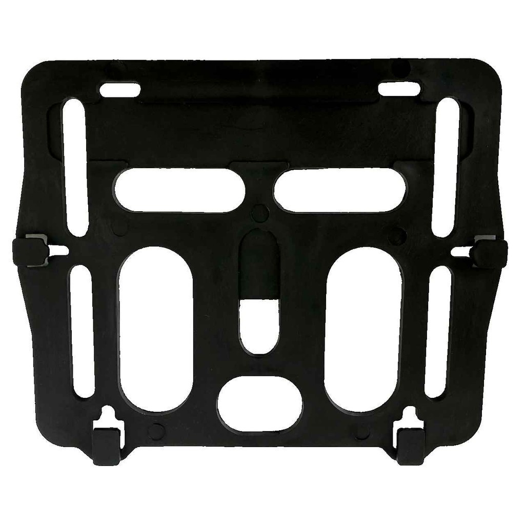 Moldura Protetor Placa Mercosul Moto Suporte Reforçado Preto