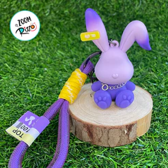 Chaveiro de Coelho - Roxo - 7cm - 1 unidade - Rizzo