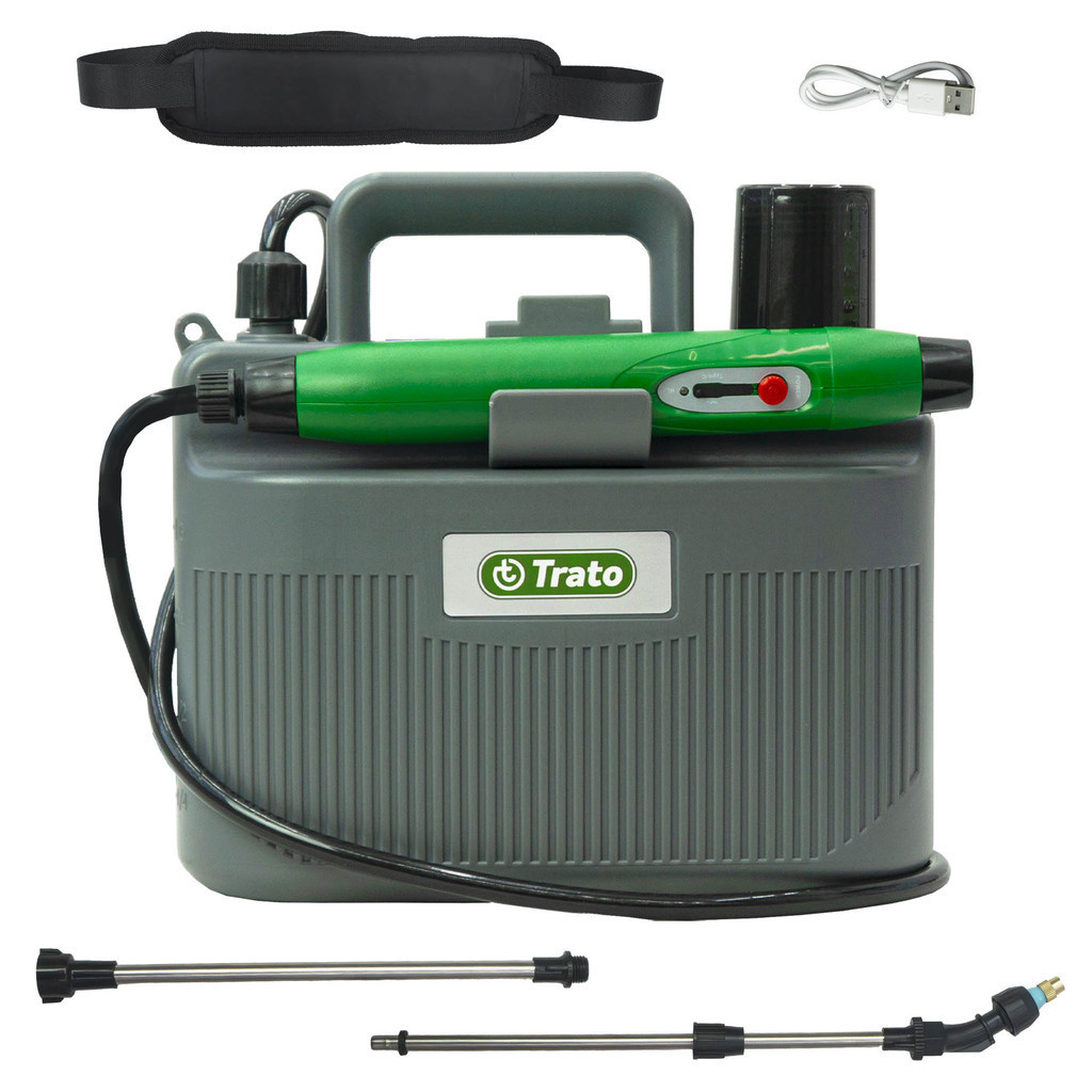 Pulverizador Bateria Bomba Agrícola Jardim 5L TPB05 TRATO