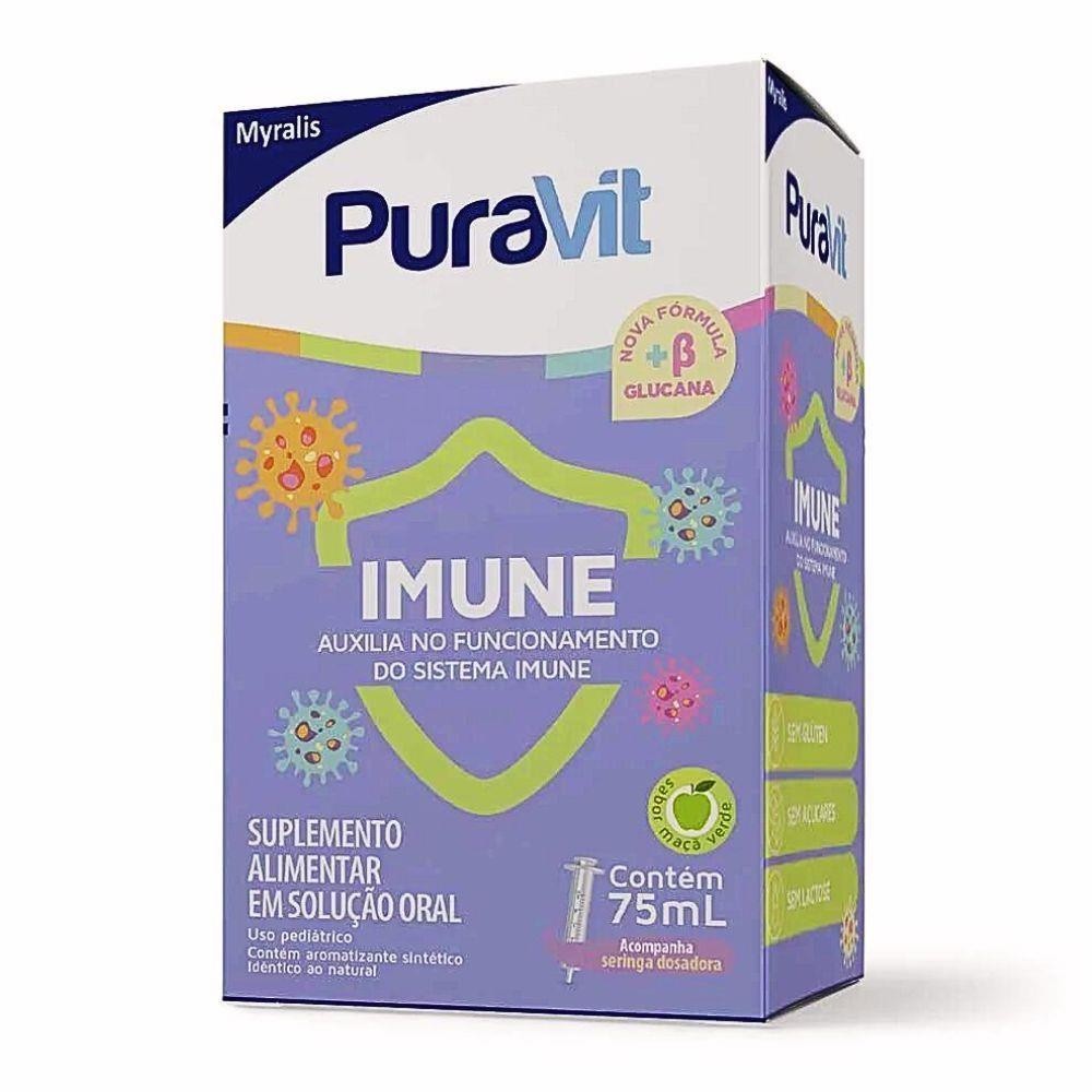 PURAVIT IMUNE SOLUÇÃO DE 75ML em Oferta na Shopee