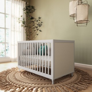 Berço 2 em 1 com Rattan Coleção Fofura em Oferta na Shopee