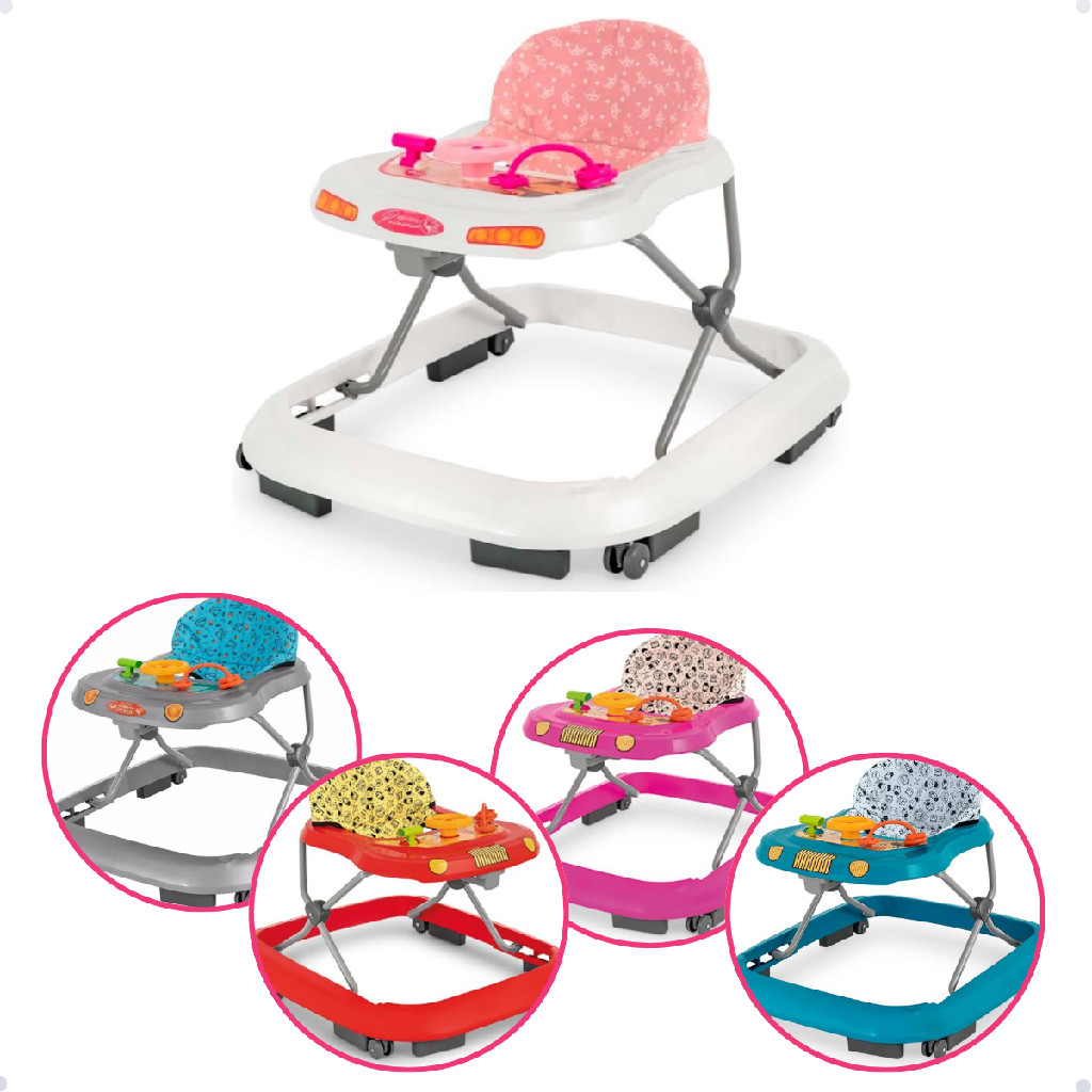 Andador Infantil Musical Para Bebê Até 12kg