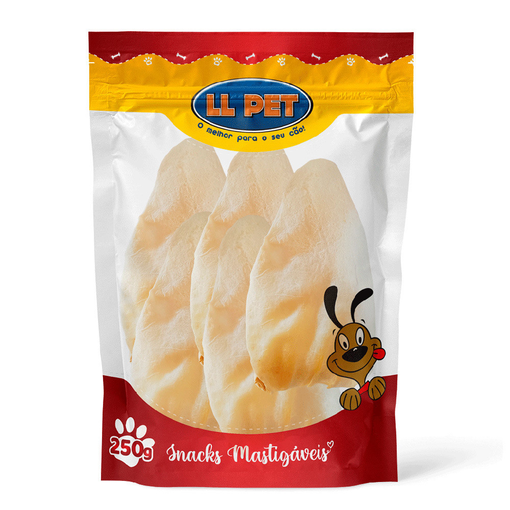 Orelha Bovina Para Cães LL Pet 250g em Oferta na Shopee