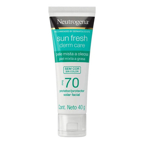 Protetor Solar Neutrogena Sun Fresh Derm Care Fps 70 40g Protetor Solar Neutrogena Sun Fresh Derm Care Fps 70 40g