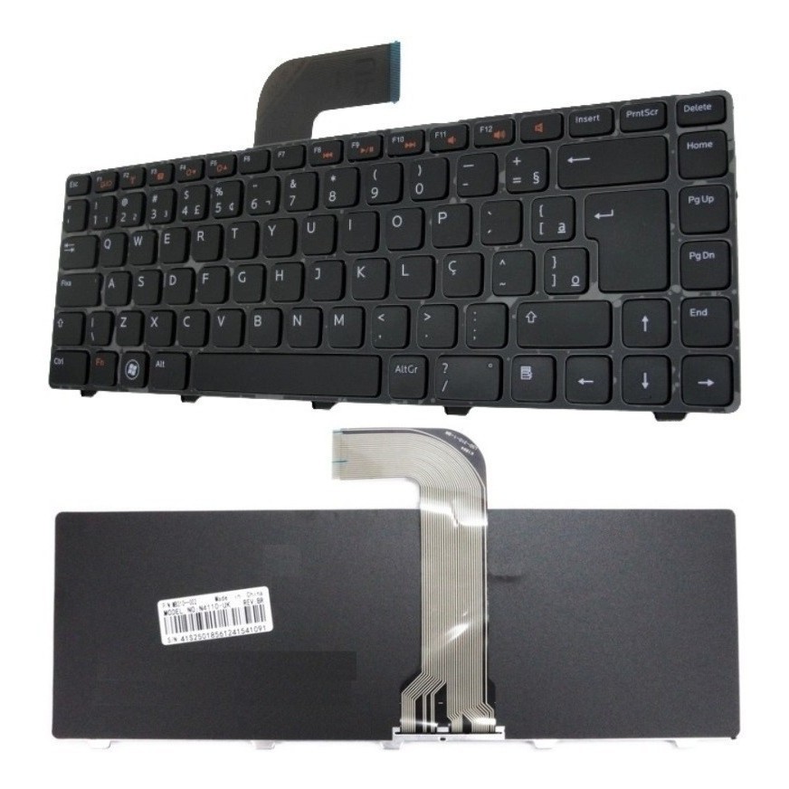 Teclado compatível Notebook Dell Inspiron 14r N4050 M4040 N4110 N4120