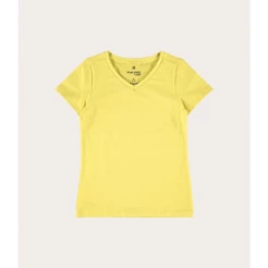 Blusa Infantil Menina Decote V Em Cotton Light Malwee Kids