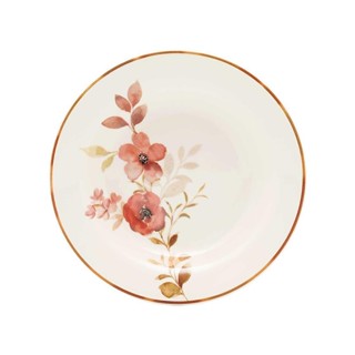 Jogo De 6 Pratos Fundos 21,5 Cm Donna Chá Das 5 em Oferta na Shopee