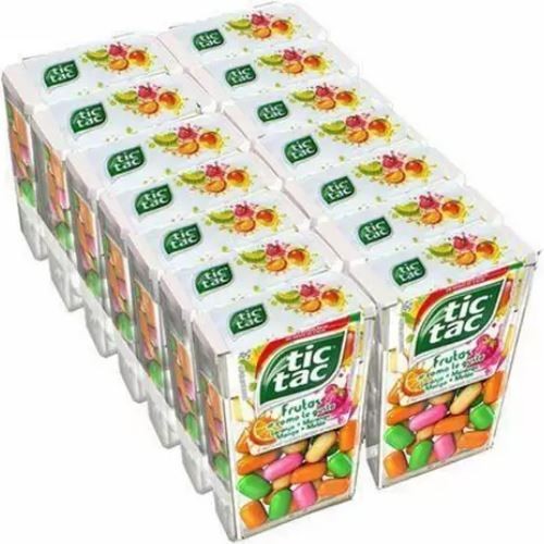 Pastilha Tic Tac Frutas Sortidas 14 Unidades - Food & Beverages
