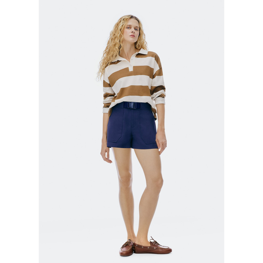 Shorts Feminino Com Cinto em Oferta na Shopee