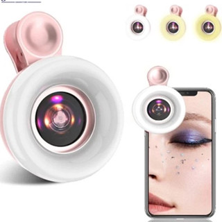 GS Luz De Preenchimento De Celular 15X Macro Portátil Selfie Lente Anel Flash Lâmpada Universal Clipe em Oferta na Shopee