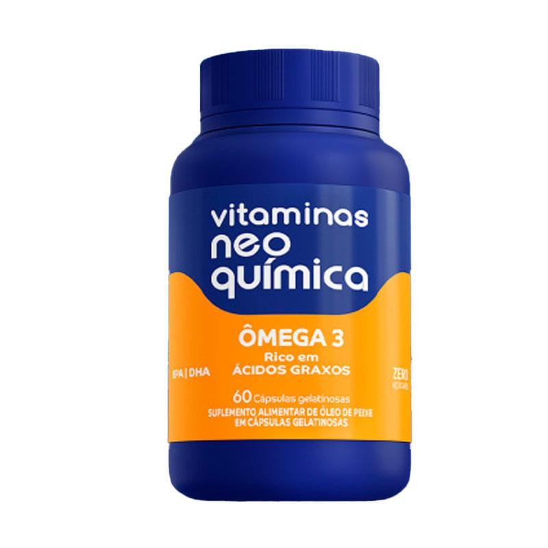 Suplemento Alimentar Neo Química Ômega 3 60 Cápsulas Gelatinosas - Health