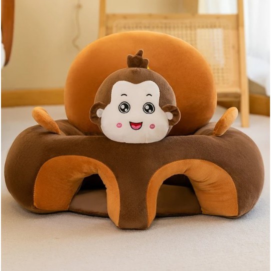 Cadeirinha Puff Marrom Macaco Envio Rapido