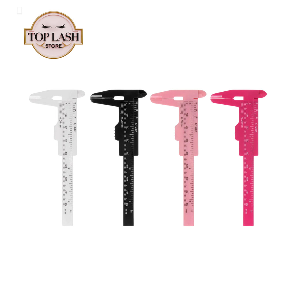 Mini Paquímetro Para Sobrancelha e cílios 8cm Envio Imediato em Oferta na Shopee