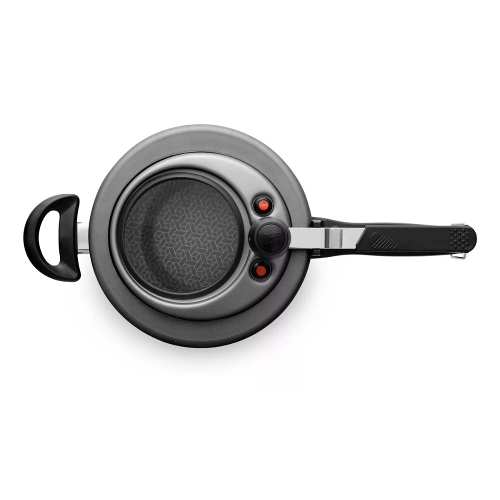 Panela de Pressão Antiaderente 4,5L com Visor de Vidro 4,5 Litros MTA 6002 Grafite