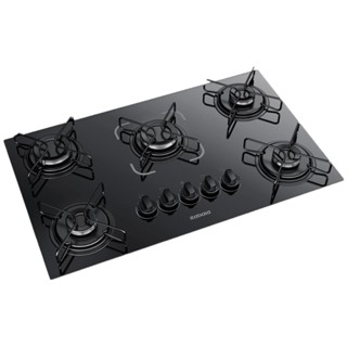 COOKTOP FOGÃO ITATIAIA ESSENCIAL 5 BOCAS BIVOLT PRETO em Oferta na Shopee