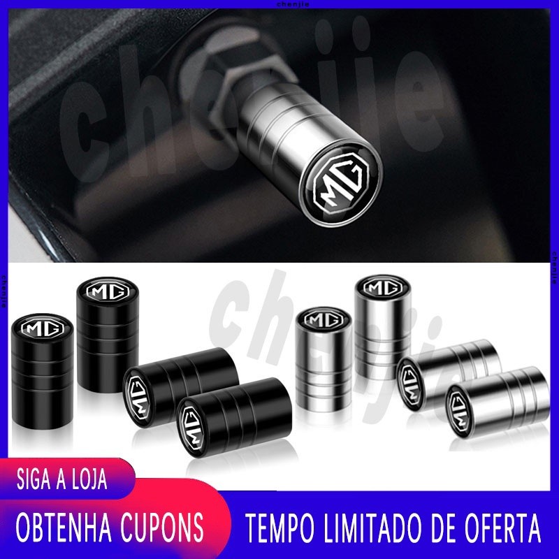 Para MG 4 Pçs/set Tampa Da Válvula Do Pneu/Tampas Poeira Roda Carro Acessórios
