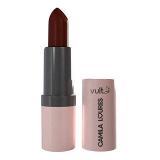 Batom Vult Matte Velvet Camila Loures Marron Vegas em Oferta na Shopee