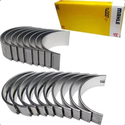 Kit Bronzina Mancal E Biela C Furo Metal Leve Gol Parati Saveiro Santana 1.6 1.8 2.0 Ap
