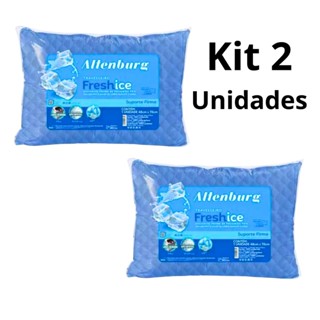 Kit com 2 travesseiro fresh ice Altenburg Gelado Antisuor Poliamida Não Alérgico Antialérgico em Oferta na Shopee